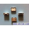 供应KINTOMMicro USB 5P母座 牛角款无柱5.65间距
